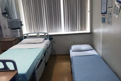 Beds for parents at NOrth Manchester General Hospital